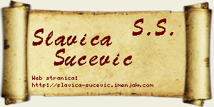 Slavica Šućević vizit kartica